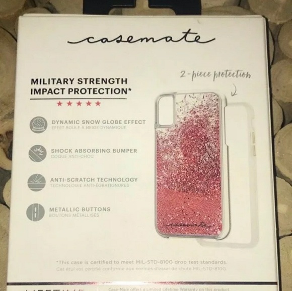 New XS-X Case-Mate Waterfall Liquid Glitter Case - Picture 6 of 7